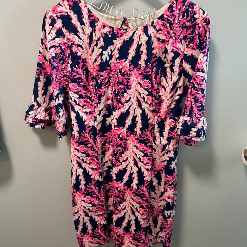 Lilly Pulitzer - FIESTA STRETCH DRESS  - Nauti Navy Beyond The Sea
